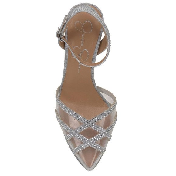 Jessica Simpson glittery‎ gorgeous platform pump New Size 8.5 - Picture 1 of 9